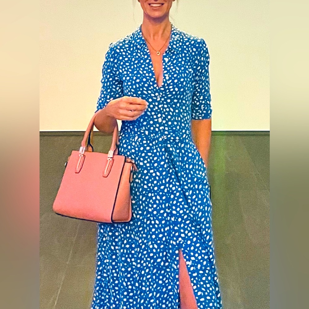 Zara Maxi Dress with Pockets & Belt Small